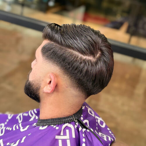 The Executive Side Part Ritual at Ritual Barber Studio